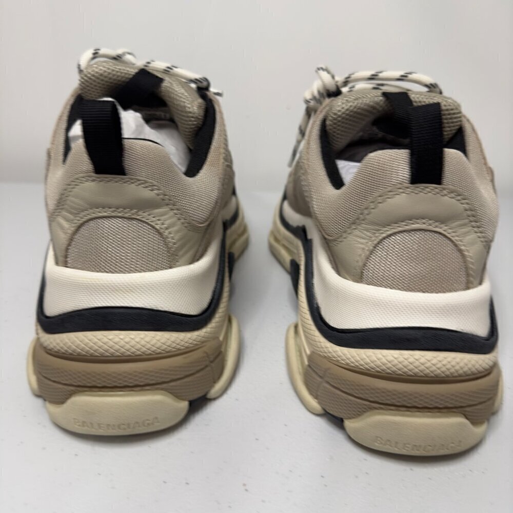 Balenciaga Beige Triple S Sneaker - Picture 4 of 16